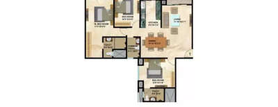 Kolte Patil 24K Allura, 3 BHK-1690 Sq.ft