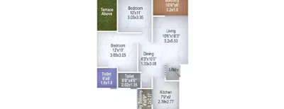 Majestique Signature, 2 BHK-670 Sq.ft