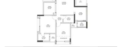 Pride Purple Xpress, 2 BHK-687 Sq.ft