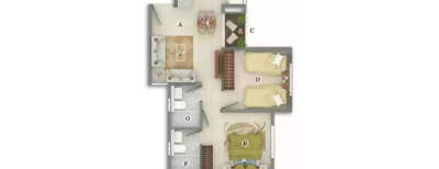 Shriram Codename Dil Chahta Hai, 2 BHK-460 Sq.ft