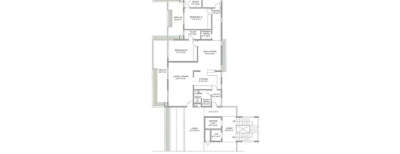 TATA The Cascades, 3 BHK-3580 Sq.ft