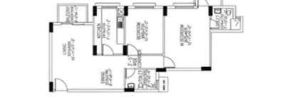 DLF Westend Heights, 2 BHK-1225 Sq.ft