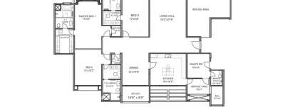 Panchshil Eon Waterfront, 3 BHK-3696 Sq.ft