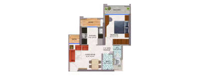 Arihant Aspire, 1 BHK-403 Sq.ft