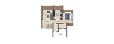 Regency Avana, 1 BHK-519 Sq.ft