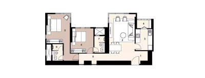 Lodha Parkside, 2 BHK-null Sq.ft