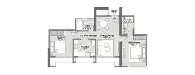 L & T Rejuve 360, 2 BHK-612 Sq.ft