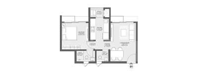 Godrej Hillscape, 1 BHK-410 Sq.ft