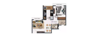 Today Mangalam, 1 BHK-359 Sq.ft