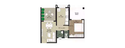 Today Utsav City, 1 BHK-415 Sq.ft