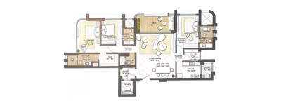 Lodha Vero, 3 BHK-1795 Sq.ft