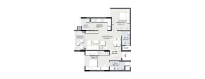 TG Heritage, 2 BHK-1070 Sq.ft