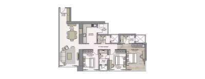 Piramal Avyan, 3 BHK-1080 Sq.ft