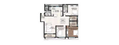 Purva Atmosphere, 2 BHK-1281 Sq.ft