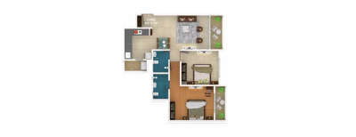Saheel I Trend Baner Nx, 2 BHK-721 Sq.ft