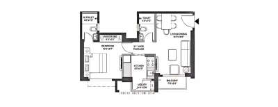 Birla Vanya, 1 BHK-450 Sq.ft