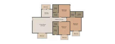 ATS Pristine, 3 BHK-1750 Sq.ft