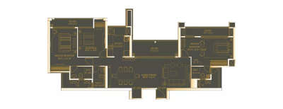 Shapoorji Pallonji Skyraa, 3 BHK-1395 Sq.ft