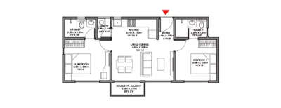 Godrej Ananda, 2 BHK-1092 Sq.ft