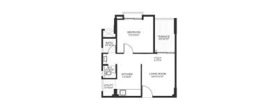 Godrej Horizon, 1 BHK-602 Sq.ft