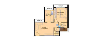 Satyam Peace Of Mind, 1 BHK-421 Sq.ft