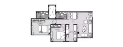 Chandak Insignia, 2 BHK-751 Sq.ft