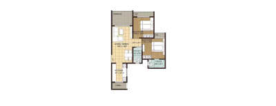 Wellwisher Kiarah Terrazo, 2 BHK-541 Sq.ft