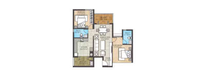 Mathrusris Sai Sanvi Grandeur, 2 BHK-883 Sq.ft