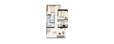 Maithili Pride, 2 BHK-605 Sq.ft