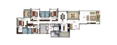 Mantri Emporio, 4 BHK-3000 Sq.ft
