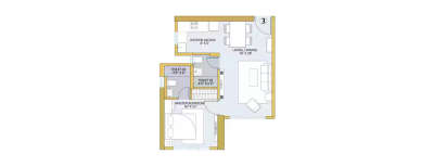 Ashford Edge, 1 BHK-402 Sq.ft