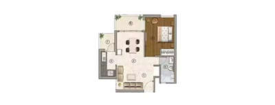 Sikka Karnam Greens, 1 BHK-415 Sq.ft