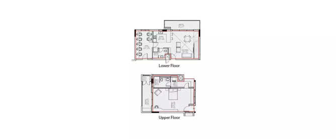 Panchshil Soho Kharadi - Floor plan 1 BHK 1500 Sq.ft