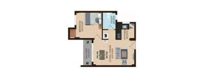 Joy at Shriram temple Bells, 1 BHK-402 Sq.ft