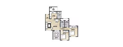 Kolte Patil 24K Sereno, 2 BHK-1206 Sq.ft