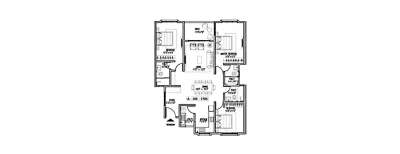 Shriram Hebbal One, 3 BHK-1685 Sq.ft