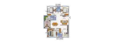 ASBL Spire, 3 BHK-1905 Sq.ft