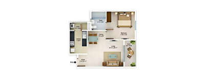 TATA Riva, 1 BHK-796 Sq.ft