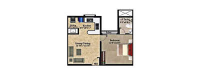 Shriram Park 63, 1 BHK-625 Sq.ft