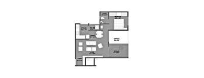 Malpani Cereza, 1 BHK-563 Sq.ft