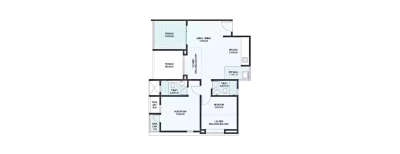 Jhamtani Ace Augusta, 2 BHK-592 Sq.ft