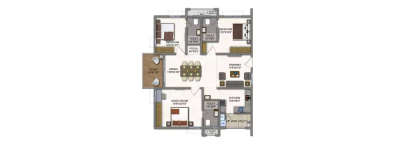 A2A Homeland, 3 BHK-1700 Sq.ft