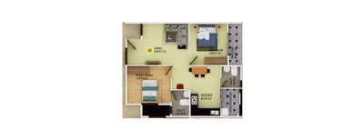 DS MAX Sonata Nest, 2 BHK-866 Sq.ft