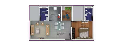 Saheel ITrend Homes, 1 BHK-500 Sq.ft