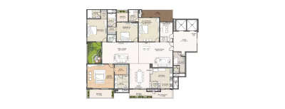 The Pearl, 4 BHK-5300 Sq.ft