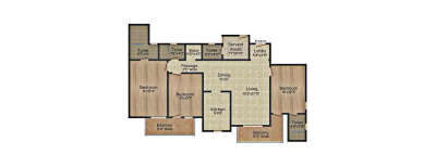 DLF Express Greens, 3 BHK-1845 Sq.ft