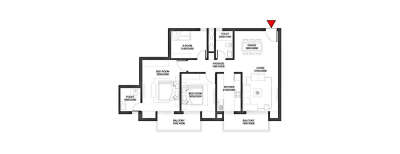 Saha Meghdutam Encore, 2 BHK-1295 Sq.ft