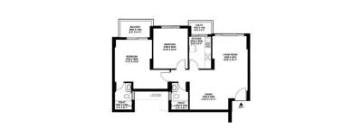 DLF Garden City, 2 BHK-1212 Sq.ft
