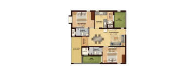 BBCL Midland, 2 BHK-644 Sq.ft