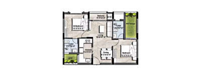 KG House of Champions, 2 BHK-796 Sq.ft